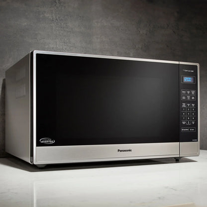 Panasonic 2.2-cu. ft. 1250W Countertop Microwave with Inverter Technology, Stainless Steel NN-SN95HS