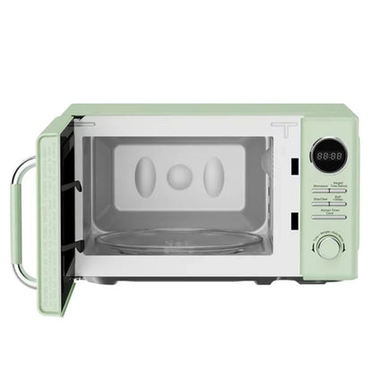 Magic Chef 0.7 Cubic Feet 700W Classic Retro Countertop Microwave, Green