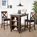 Safavieh Everest Solid Contemporary Glam 3 Piece Pub Set