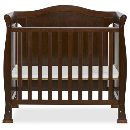 Dream On Me Naples Full Panel 4-in-1 Convertible Mini Crib. Espresso