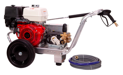 Pressure-Pro Eagle II Series 4000 PSI 4.0 GPM Gas Cold Water Belt Driven Pressure Washer with Honda GX390 Engine, AR Pump