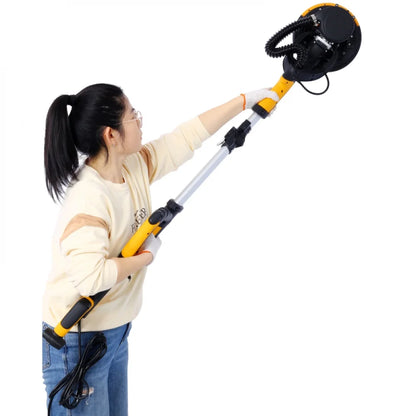 Drywall Sander, 780W Electric Drywall Sander with Vacuum Dust Collection  6.5A Motor Dustless Floor Sander with Variable Speed 900-1800RPM, LED Light, Extendable & Foldable Handle,