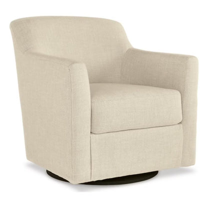 Signature Design by Ashley Bradney Beige Swivel Accent Chair