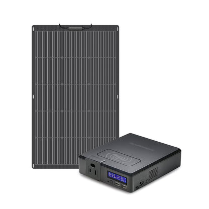 ALLPOWERS 200W Portable Power Station, 154Wh Solar Generator with AC Output, Wireless Charger Power Bank Backup Battery for Camping Emergency