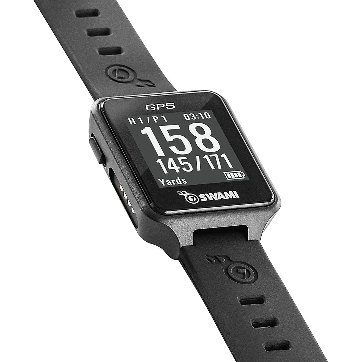 IZZO Golf Swami Golf GPS Watch, with 38,000+ Preloaded Course Maps
