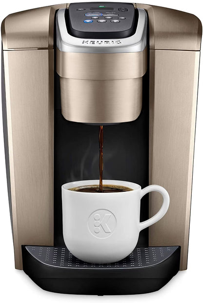 Keurig K-Elite Coffee Maker, Single Serve K-Cup Pod Coffee Brewer, With Iced Coffee Capability, Brushed Slate