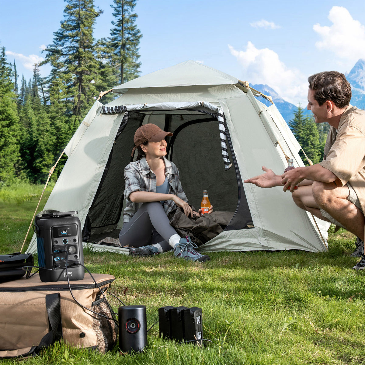 Anker SOLIX C300X DC Portable Power Station with 100W Fast Charger