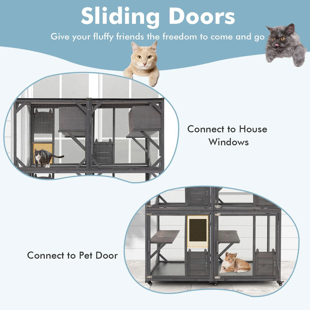 Catio Outdoor Cat Enclosure Large