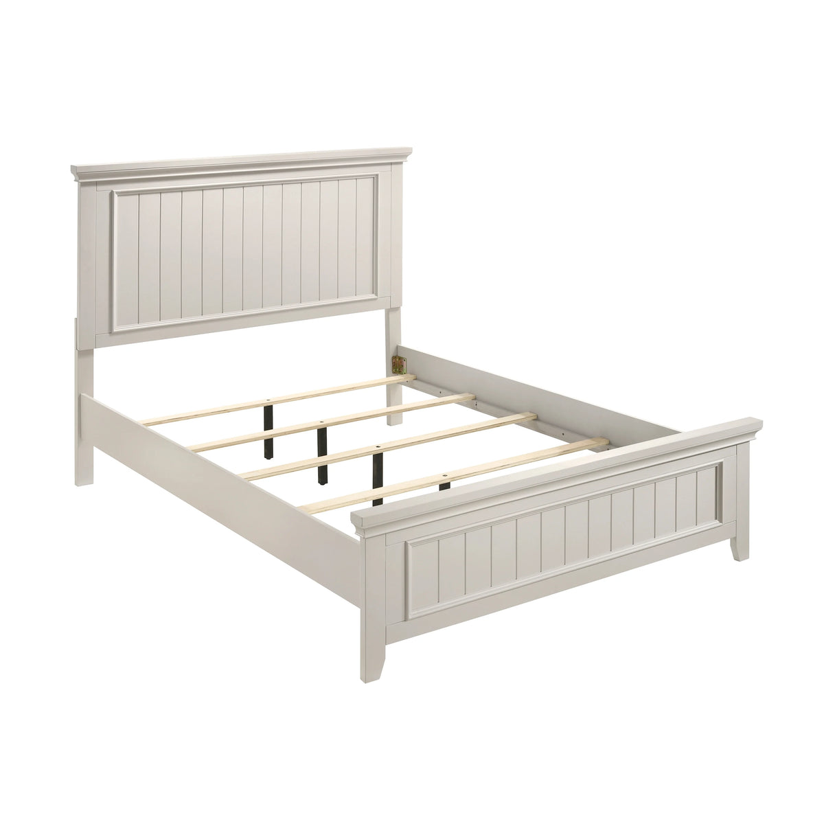 DreamBuck Queen Size Bed Frame, Platform Bed Frame with Headboard, Queen Size Bed Frame with Strong Wooden Slats, Queen Frame for Teens, Adults, Modern Bed Frame for Bedroom, No Box Spring Needed