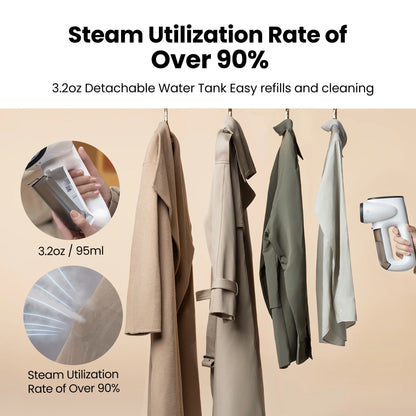 Neakasa Magic 1 Portable Hand Held Ironing Wrinkle Fabric Steamer, 2300Pa Suction Vacuum Steamer&Iron,Ready-to-Wear Clothes Steamer for Travel