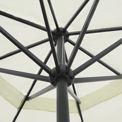 vidaXL Garden Parasol Azure Blue Polyester with PA coating Large