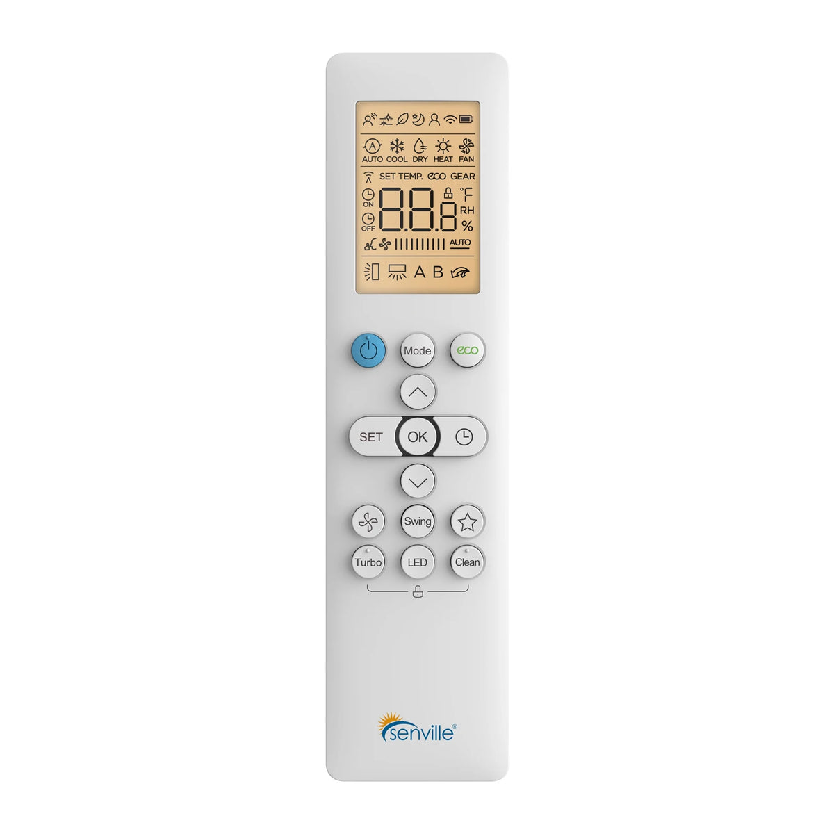 Senville 9000 BTU Mini-Split Air Conditioner & Heat Pump, White