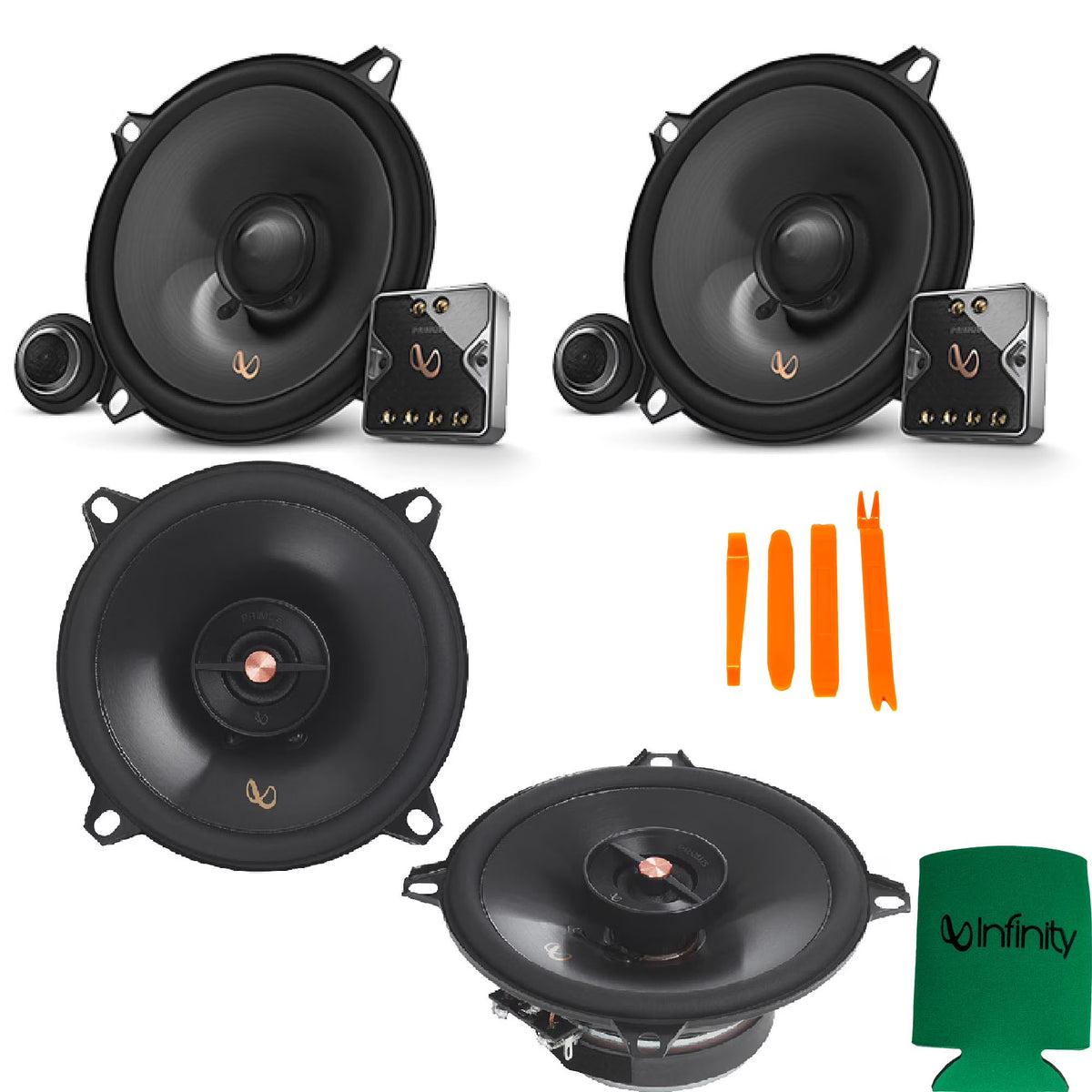 Infinity Primus PR5010CS 5-1/4�� 2-way Component System + PR5012IS 5-1/4" 2-way Speakers
