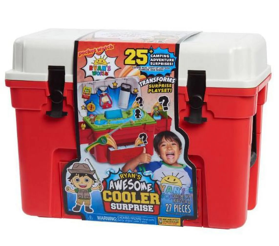 Ryan's World Awesome Cooler Surprise Mystery Set (25+ Camping Adventure Surprises!)