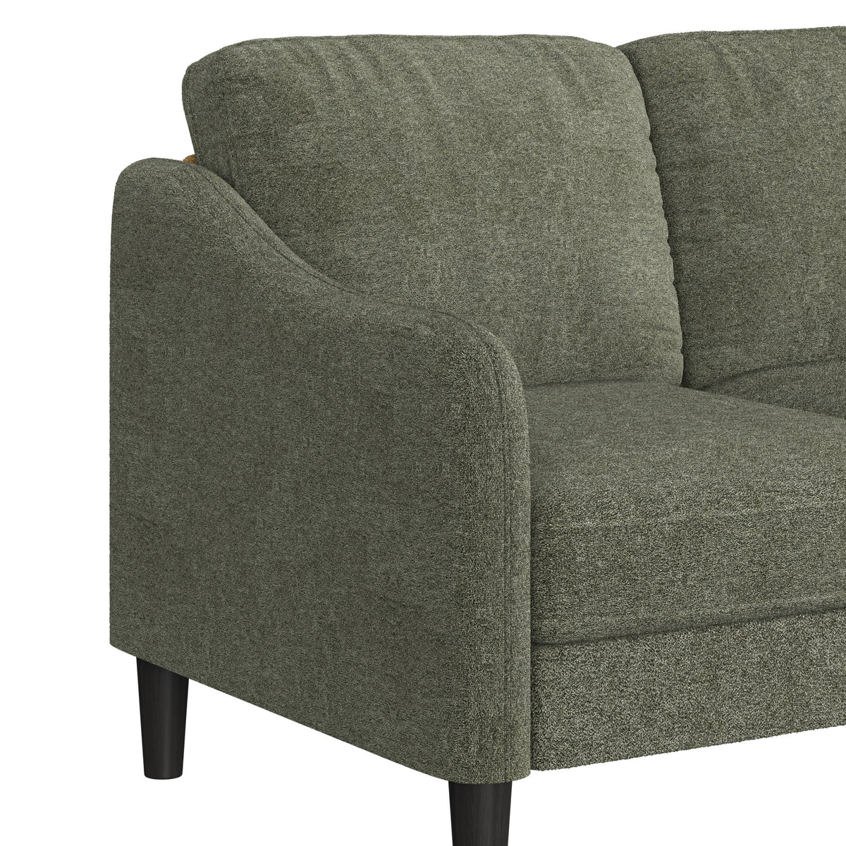 Mainstays Westley Swoop Arm Sofa, Burnt Orange
