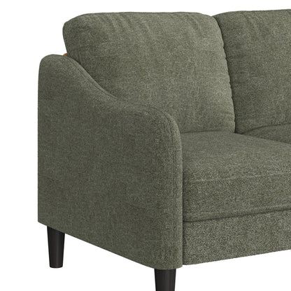 Mainstays Westley Swoop Arm Sofa, Burnt Orange