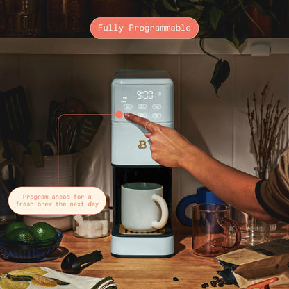 Beautiful Perfect Grind�?Programmable Single Serve Coffee Maker, White Icing by Drew Barrymore