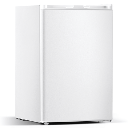 KNDKO 3.2Cu.ft Upright Freezer, Compact Freezer with Removable Shelves, Adjustable Thermostat for Home/Kitchen/Office, SILVER