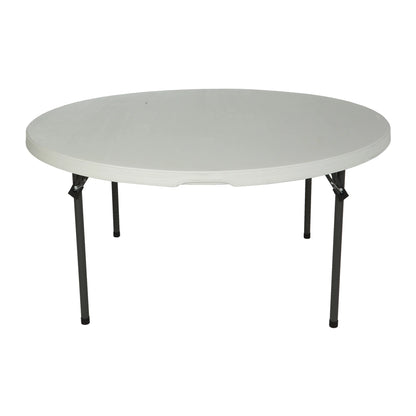 Lifetime 60 inch Round Folding Table, Indoor/Outdoor Commercial Grade, Almond (280435)