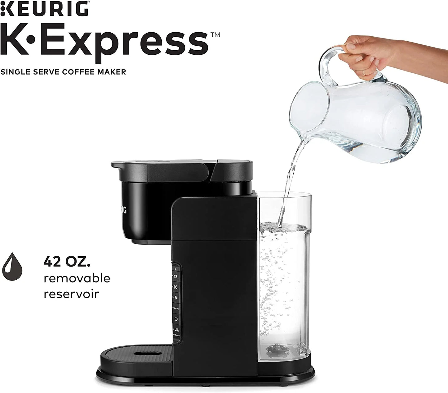 Keurig K-Express Coffee Maker, Single Serve K-Cup Pod Coffee Brewer, Black