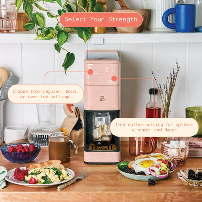Beautiful Perfect Grind�?Programmable Single Serve Coffee Maker, White Icing by Drew Barrymore