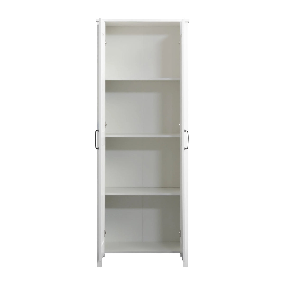 Sauder Two-Door Storage Cabinet, White Finish