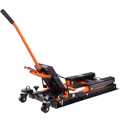 KFFKFF 1500 LB hydraulic motorcycle ATV lift Hydraulic pump lift jack ATV off-road vehicle stand