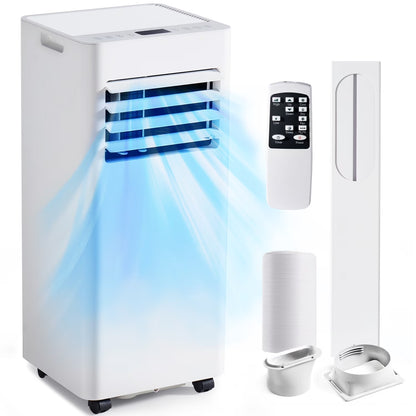 Bapipro 10,000 BTU Smart Portable AC - WiFi/Remote, 4-in-1 for 300 Sq.Ft, 24H Timer, Window Kit, ��55dB, ETL Certified