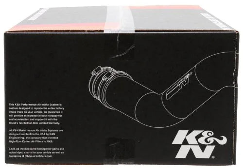 K&N Cold Air Intake Kit: High Performance, Guaranteed to Increase Horsepower: 2009-2016 Chevy/Opel/Vauxhall (Cruze, Cruze Limited, Astra J, Astra MK6), 1.4L L4, 69-4521TS