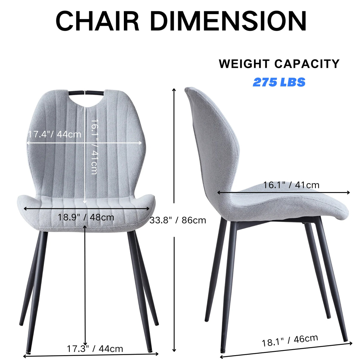 5 Piece 47'' Round Dining Table Chairs Set for 4, Farmhouse Gray Kitchen Table with 4 Boucle Mid Century Modern Dinning Room Chairs, Wood Dinner Table &Upholstered Chair Set of 4, Beige