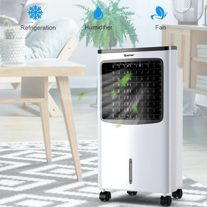 Costway Portable  Cooler Fan Filter Humidify Anion W/ Remote Control