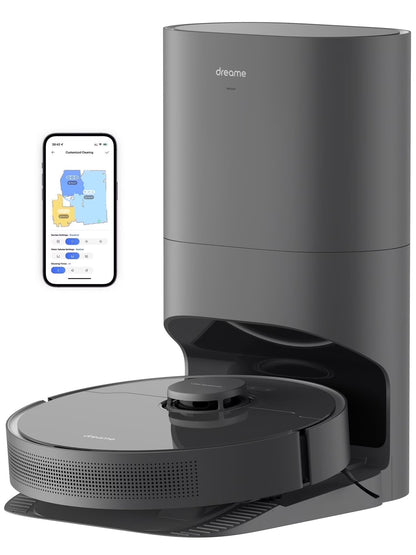 Dreame 3-in-1 Robot Vacuum and Mop, Advanced AI and LiDAR Navigation, Self-Emptying Base, D10s Plus
