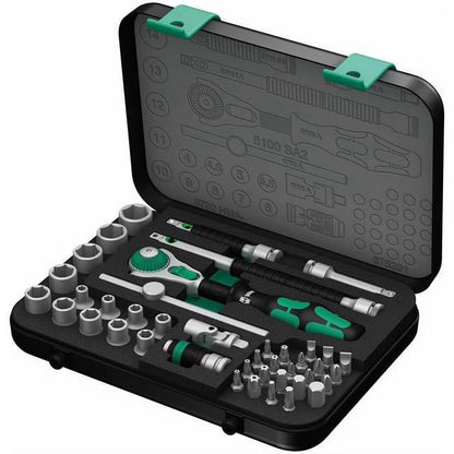 Wera Metric 1/4" Drive Speed Ratchet Set 42-Piece Set