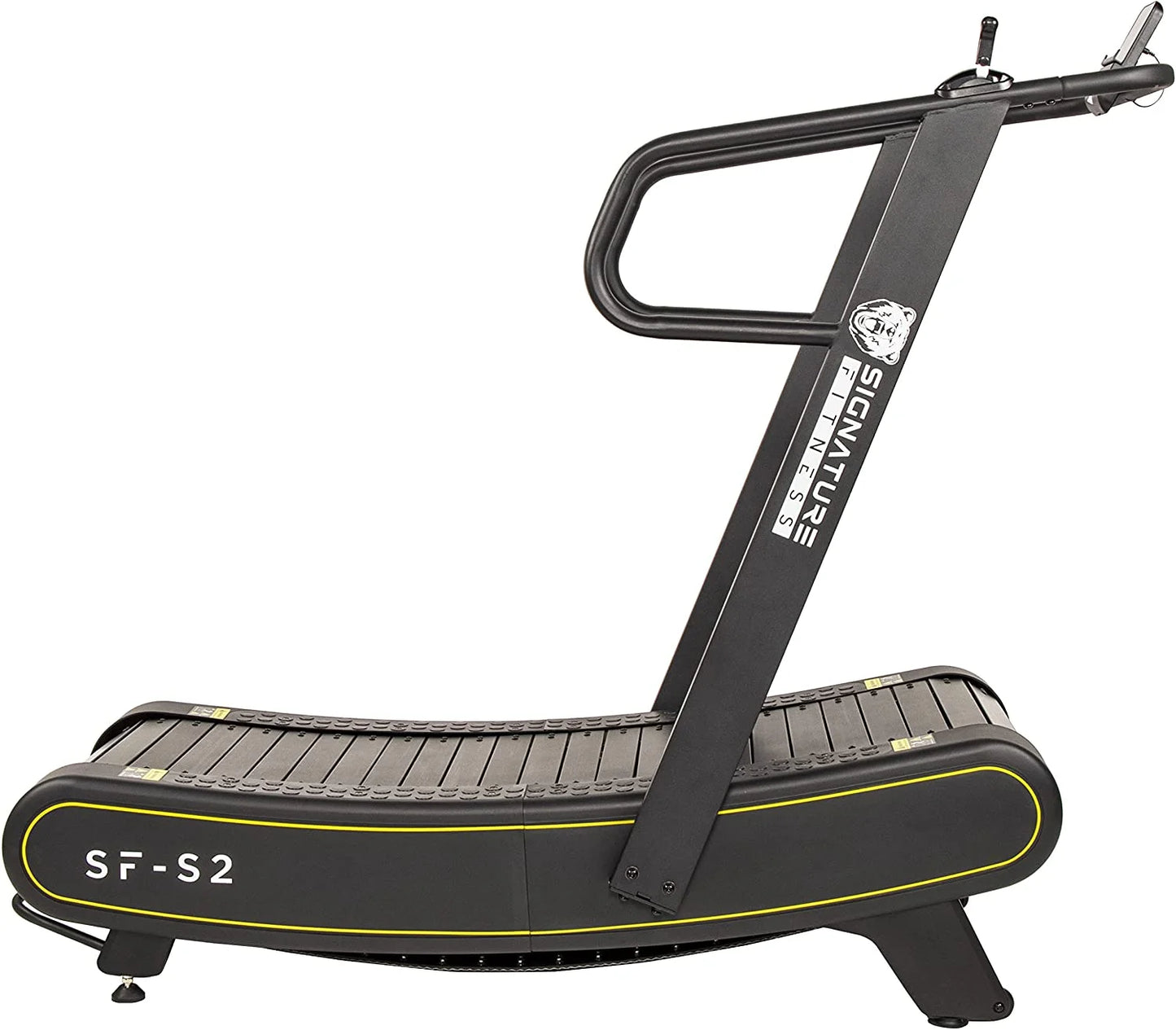 Signature Fitness SF-S2 Sprint Demon - Motorless Curved Sprint Treadmill with Adjustable Levels of Resistance - 300 lb Capacity