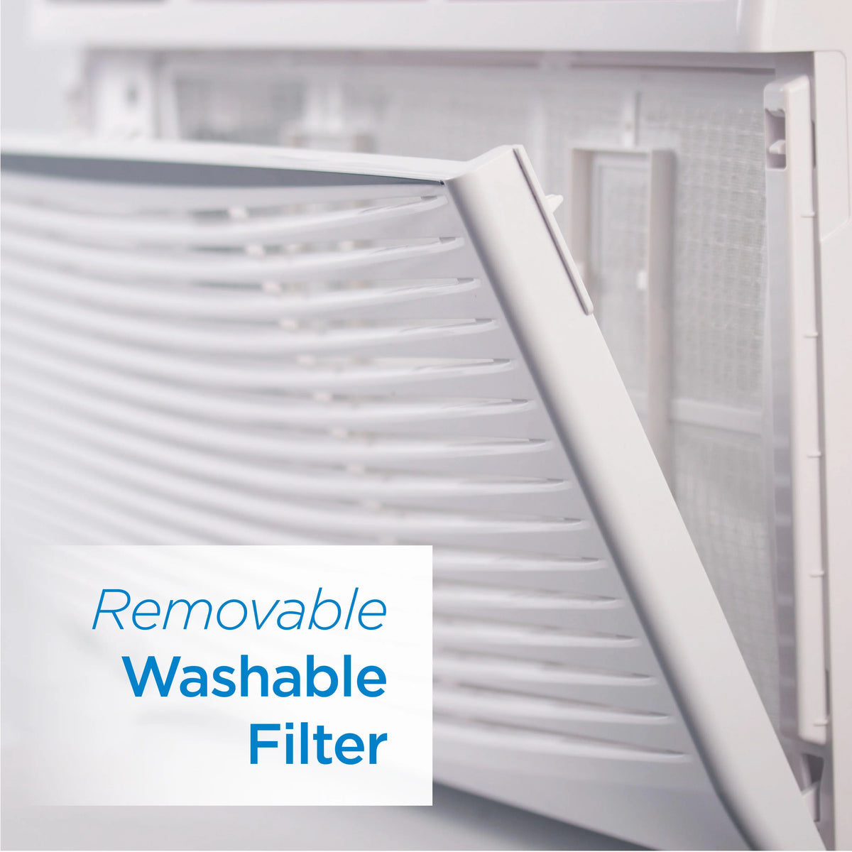 BLACK+DECKER BWAC05MWTB 5,000 BTU Window Air Conditioner Unit, AC Cools Up to 150 Square Feet, Energy Efficient, White