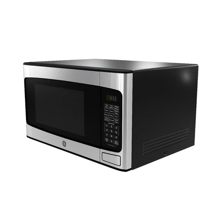 GE 1.1 Cu Ft Countertop Microwave Oven, 950W, Stainless Steel, One-Touch Cooking, Turntable, Auto Defrost, Child Lock, Model GCST11N1WSS