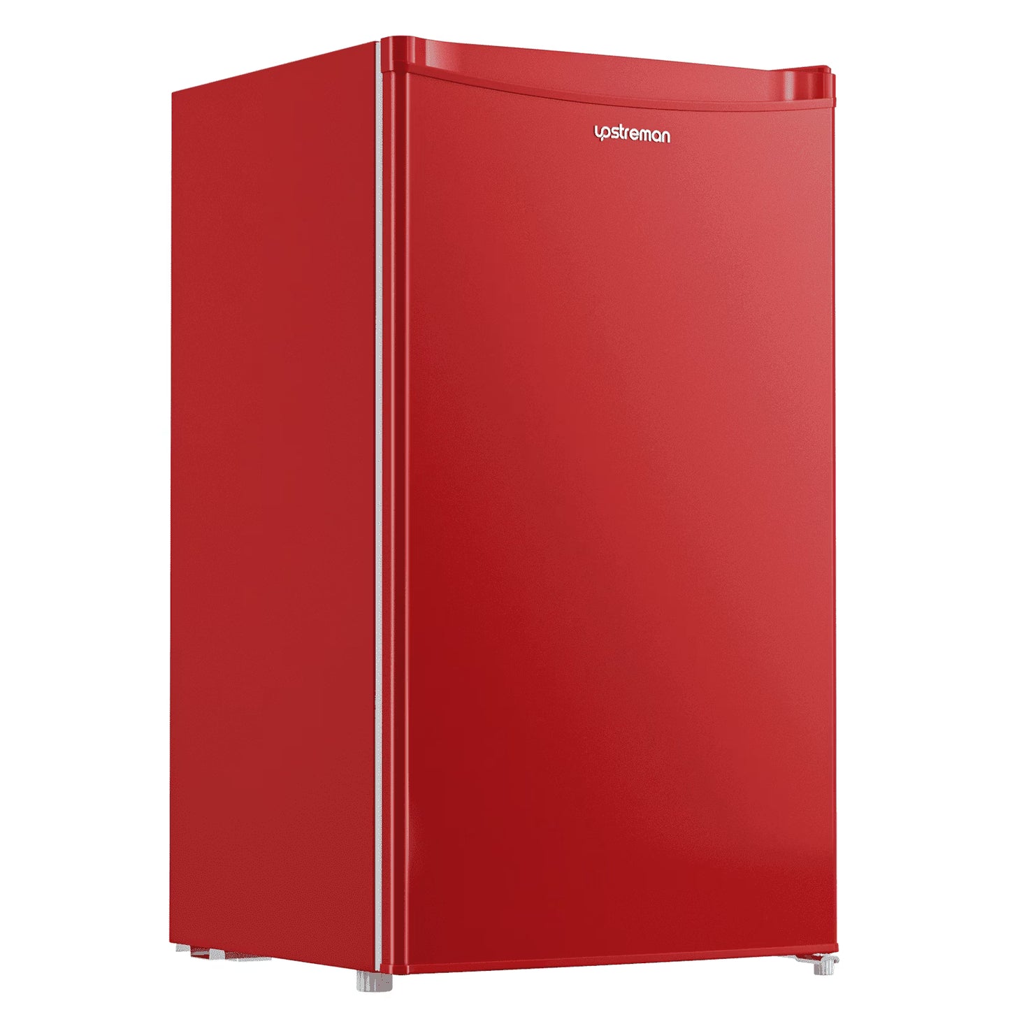 Upstreman 3.2 Cu.Ft. Mini Fridge with Freezer Single Door Small Refrigerator Adjustable Thermostat Compact Fridge with Reversible Door, Low Noise, BR321 Black