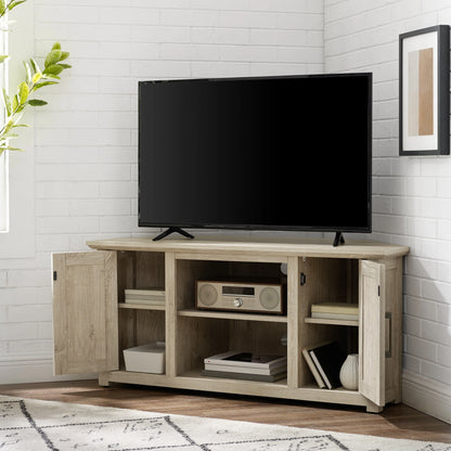 Crosley Furniture Camden 48" Corner Tv Stand Dark Walnut