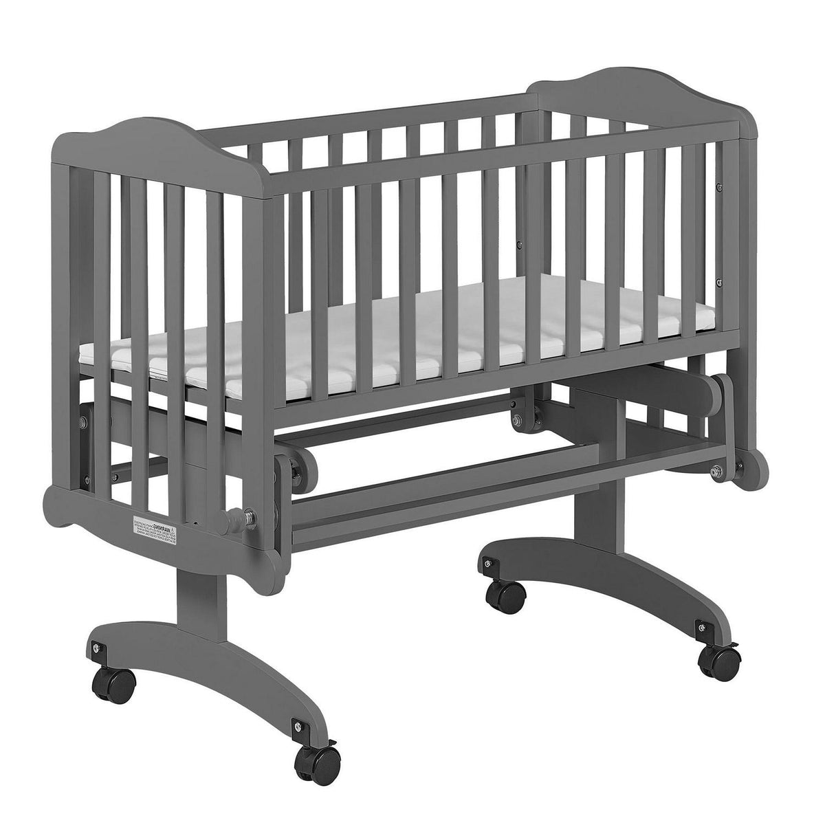 Dream On Me Lullaby Cradle Glider. Steel Gray