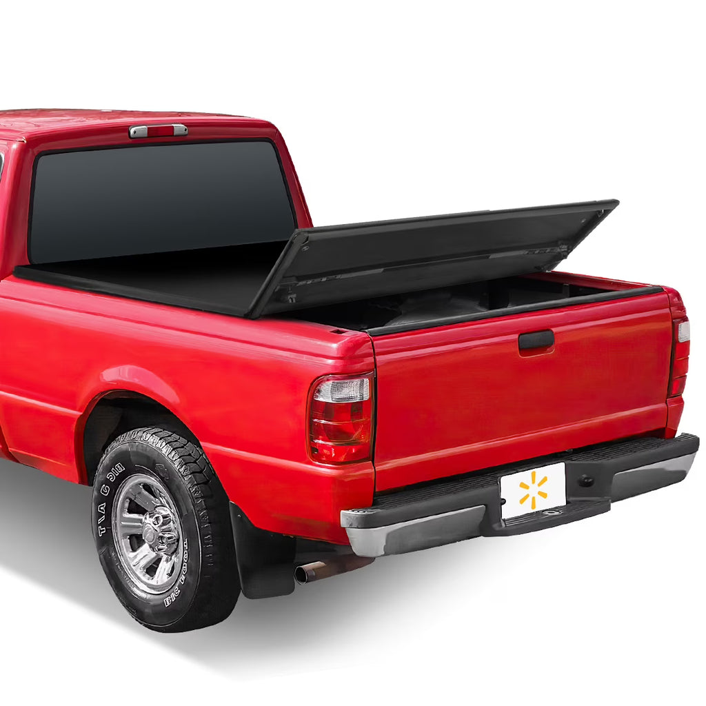Auto Drive Soft Tri Fold Truck Bed Tonneau Cover Fits Ford Ranger 6' Short Bed 1982-2011
