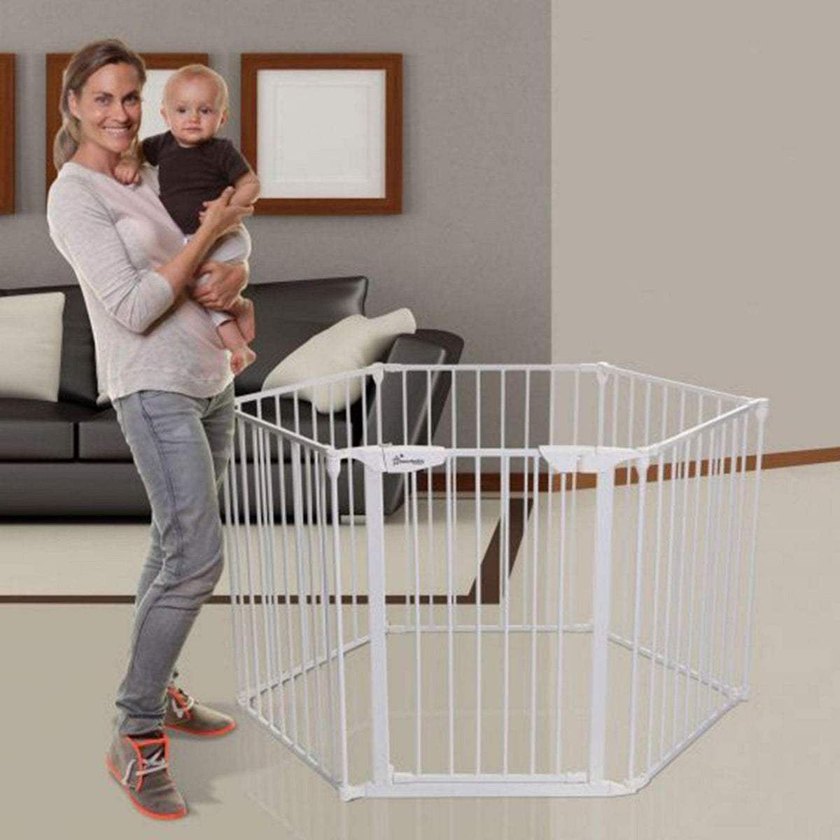 Dreambaby Mayfair Converta® 3-in-1 Play-Pen Gate - White. Unisex