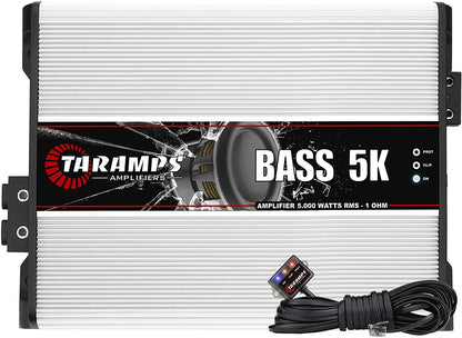 Taramps Class D BASS 5K 5000 Watt RMS 1 Ohm Auto Sound Systems Mono Amplifier