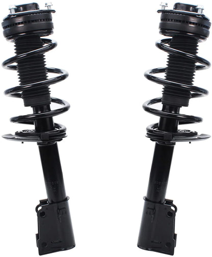 Detroit Axle - Front Struts Sway Bars kit for V6 2009-2018 Dodge Journey Complete 2 Struts w/Coil Spring 2 Front Sway Bar Links 2010 2011 2012 2013 2014 2015 2016 2017 Replacement Struts Assembly
