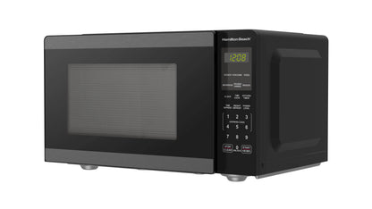 Hamilton Beach 0.9 Cu ft Countertop Microwave Oven, 900 Watts, Stainless Steel, New