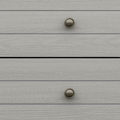 Living Essentials by Hillsdale Harmony Wood 6 Drawer Dresser, Matte White