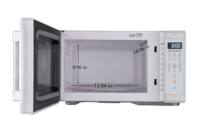 Hamilton Beach 1.1 Cu. Ft. Microwave Oven, Countertop, Black and Stainless Steel