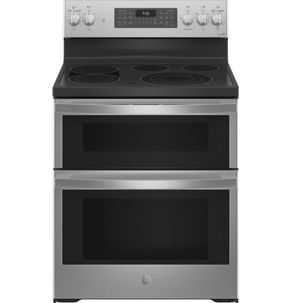 Ge Profile Pb965 30" 6.6 Cu. Ft. Free Standing Electric Double Oven Convection Range -