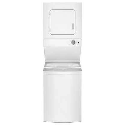 Whirlpool WET4024HW 24 inch White Electric Washer/Dryer Stacked Laundry Center