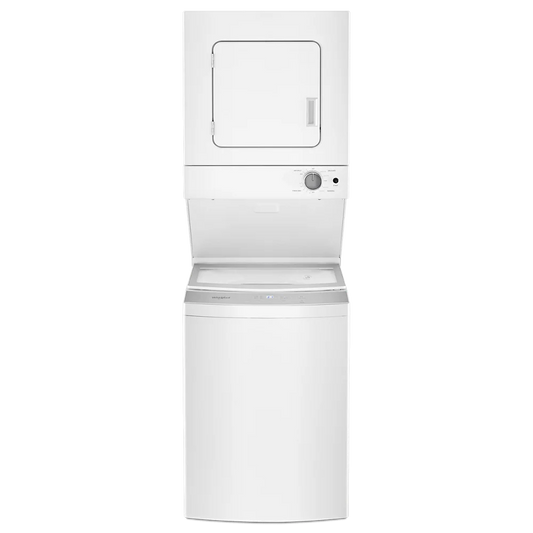 Whirlpool WET4024HW 24 inch White Electric Washer/Dryer Stacked Laundry Center