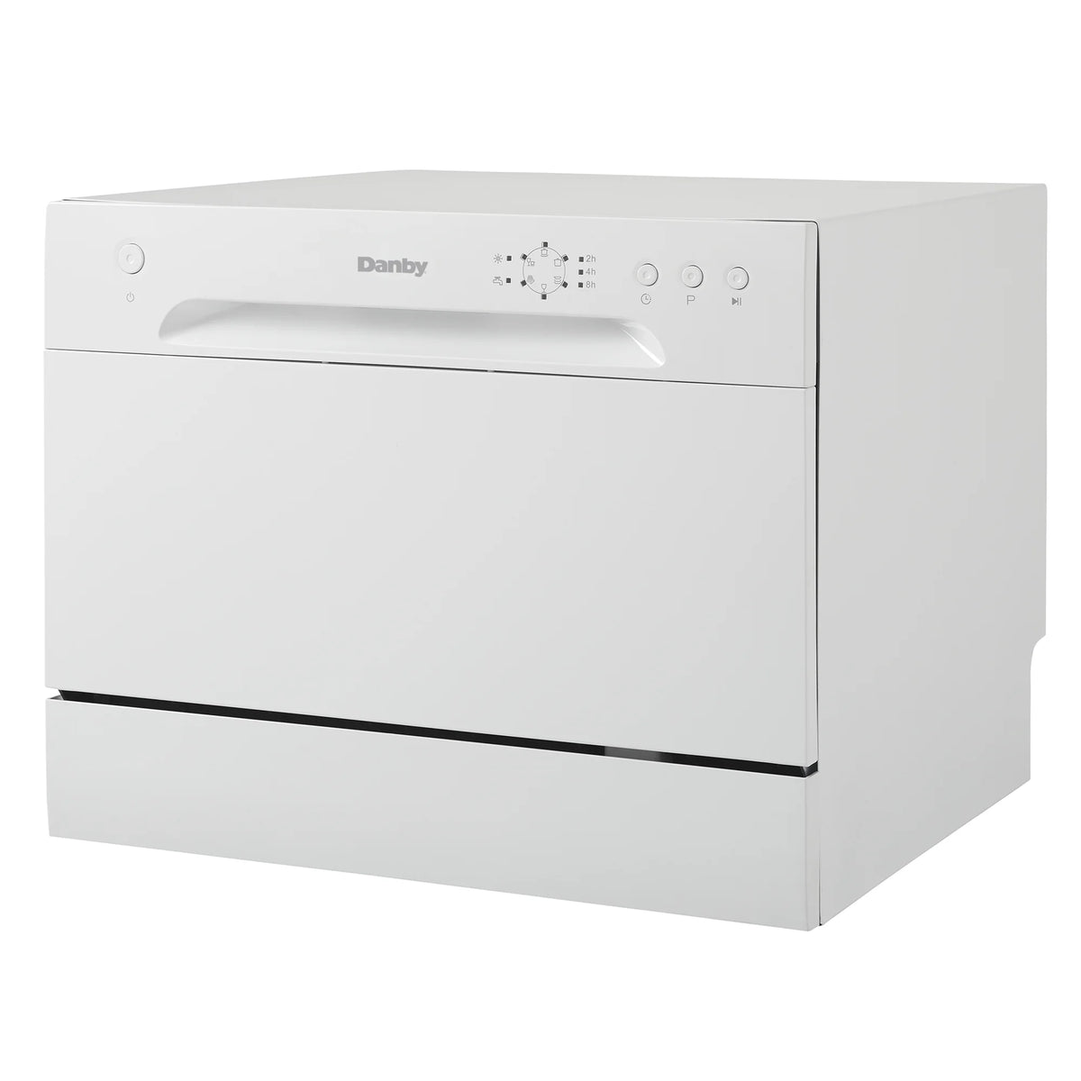 Danby 6 Place Setting Countertop Dishwasher in White (DDW621WDB)